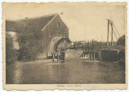 CPA CARTE POSTALE BELGIQUE ZICHEM GROTE MOLEN LE GRAND MOULIN A EAU 1948 - Moulins à Eau