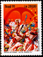 CELEBRATIONS- CARNIVAL- BRASIL 91- MNH-A5-110 - Carnavales