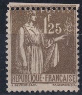 V8283 Variétés :  N° 287 Type Paix Piquage à Cheval ** - Unused Stamps