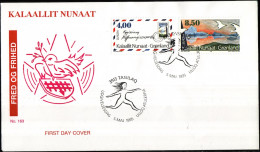 Europa CEPT 1995 Groenland - Grönland - Greenland - Danemark FDC2 Y&T N°250 à 251 - Michel N°262 à 263 - 1995