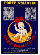 CPM - Reproduction D'affiche - THEATRE DE LA PORTE SAINT MARTIN - BABY HAMILTON - Publicité