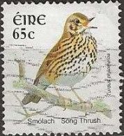 IRELAND 2002 New Currency. Birds - 65c. - Song Thrush FU - Oblitérés