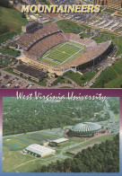 Athletics Facilities West Virginia University NFL Stadium 2x USA Aerial Postcard - Athlétisme