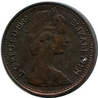 NEW PENNY 1982 UK GROßBRITANNIEN GREAT BRITAIN Münze #AN525.D - 1 Penny & 1 New Penny