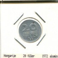 20 FILLER 1972 SIEBENBÜRGEN HUNGARY Münze #AS506.D - Hongrie