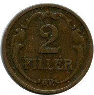 2 FILLER 1939 SIEBENBÜRGEN HUNGARY Münze #AY625.D - Hongrie