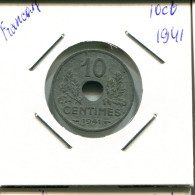10 CENTIMES 1941 FRANKREICH FRANCE Französisch Münze #AN786.D - 10 Centimes