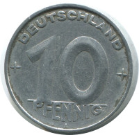 10 PFENNIG 1950 A DDR EAST DEUTSCHLAND Münze GERMANY #AE077.D - 10 Pfennig