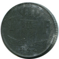 1 FRANC 1944 BELGIEN BELGIUM Münze #AW914.D - 1 Franc