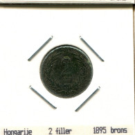 2 FILLER 1895 SIEBENBÜRGEN HUNGARY Münze #AS495.D - Hongrie