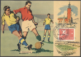 SWEDEN - WORLD CUP - SOLNA FINAL  29. 6. 1958. - RARE - 1958 – Schweden