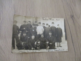 Carte Photo Militaires Militaria Toulon Groupe D'auxiliaires 568 - Personen