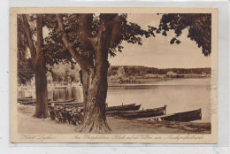 0-2093 LYCHEN, Am Oberpfuhlsee, Blick Auf Die Villen Am Markgrafenbusch, 1925 - Lychen