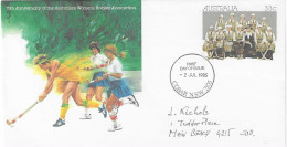 1985 75e Anniversaire De La Création De L'Association Féminine Australienne De Hockey Sur Gazon: Entier Postal - Jockey (sobre Hierba)