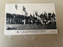 Moerbeke-Waas  X° Oost-Vlaamse Vlaanderengouwfeest Overhandiging Van Het Gouwvaandel (4-8-1929) - Mörbeke-Waas