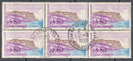 France Yv. N°2660 Cap Canaille à Cassis - Oblitéré Bloc De 6  Date 19/09/1990 - Used Stamps