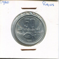 50 ATT 1980 LAOS Coin #AR668.U - Laos