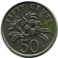 50 CENTS 1984 SINGAPORE Coin #AR160.U - Singapur