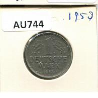 1 DM 1958 D WEST & UNIFIED GERMANY Coin #AU744.U - 1 Marco