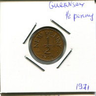1/2 PENNY 1971 GUERNSEY Coin #AR568.U - Guernesey