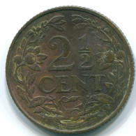 2 1/2 CENT 1959 CURACAO Netherlands Bronze Colonial Coin #S10160.U - Curaçao