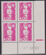 FRANCE N° 2717** MARIANNE DE BRIAT COIN DATE 17/12/91 - 1990-1999