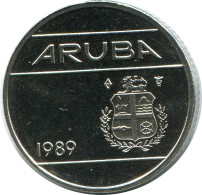 10 CENTS 1989 ARUBA Coin (From BU Mint Set) #AH075.U - Aruba