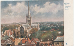 NORWICH - THE CATHEDRAL FROM THE WEST - Norwich