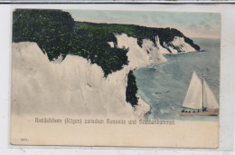 Delcampe - 0-2355 SASSNITZ / Rügen, Kreidefelsen, Ca. 1905 - Sassnitz