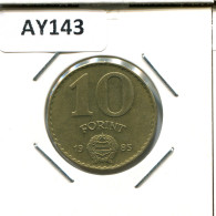 10 FORINT 1985 HUNGRÍA HUNGARY Moneda #AY143.2.E - Hongrie