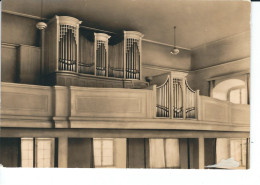Herrnhut, Oberlausitz, Orgelprospekt, Gelaufen 1958 - Herrnhut