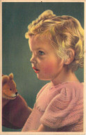 FANTAISIE - Jeune Fille - Peluche - Portrait - Carte Postale Ancienne - Autres & Non Classés