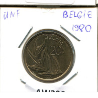 20 FRANCS 1988 DUTCH Text BÉLGICA BELGIUM Moneda I #AW296.E - 20 Francs