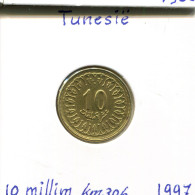 10 MILLIMES 1997 TUNISIE TUNISIA Pièce #AP820.2.F - Tunisia