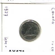 10 CENTS 1977 CANADA Pièce #AX471.F - Canada