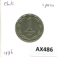 1 PESO 1976 CHILI CHILE Pièce #AX486.F - Chili