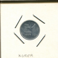 1 WON 1977 CORÉE SOUTH KOREA Pièce #AS166.F - Korea (Süd-)