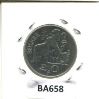20 FRANCS 1953 FRENCH Text BELGIQUE BELGIUM Pièce ARGENT #BA658.F - 20 Francs
