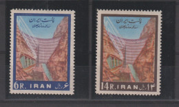 Iran 1963 Barrage Pahlavi 1025-26, 2 Val ** MNH - Iran