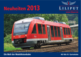 Catalogue LILIPUT 2013 Neuheiten Die Welt Der Modelleisenbahn HO HOe N G - German