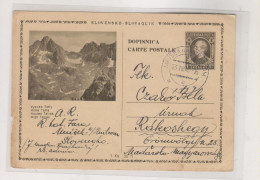 SLOVAKIA WW II 1940  MNISEK NAD HNILCOM   Postal Stationery To Hungary - Brieven En Documenten