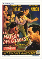 CPM - Reproduction D'affiche De Film - La Maison Des Otages (1955) - (Humphrey Bogart...) - Plakate Auf Karten