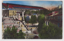 13 - MARSEILLE - L'Escalier Monumental - La Gare Saint Charles - Ed. LA CIGOGNE N° 7.001 Colorisée - Estación, Belle De Mai, Plombières