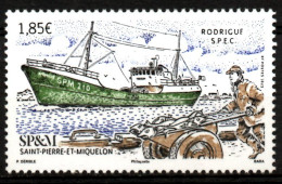 St Pierre Et Miquelon 2023 - Bateau De Pèche, Rodrigue - 1 Val Neuf // Mnh - Nuovi