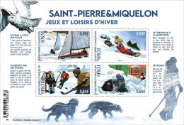 St Pierre Et Miquelon 2023 - Jeux Et Loisirs D'hiver - BF Neuf // Mnh - Nuevos