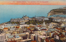 MONACO - Monte-Carlo - Vue Générale, Prise De Beausoleil - Carte Postale Ancienne - Monte-Carlo