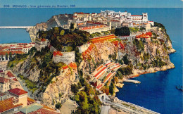 MONACO - Vue Générale Du Rocher - Carte Postale Ancienne - Autres & Non Classés