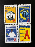 Tchad Chad Tschad 2004 Mi. 2498 - 2501 Prévention SIDA AIDS Fight Maladie AMASOT - Tchad (1960-...)