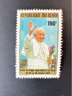 Bénin 1993 Mi. 536 Visite Du Pape Jean-Paul II Papst Johannes Paul Pope John Paul Visit - Päpste