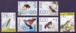 Bosnia Serbia 2020 Fauna Insects Bumblebee Mantis Bee, Set MNH - Abeilles